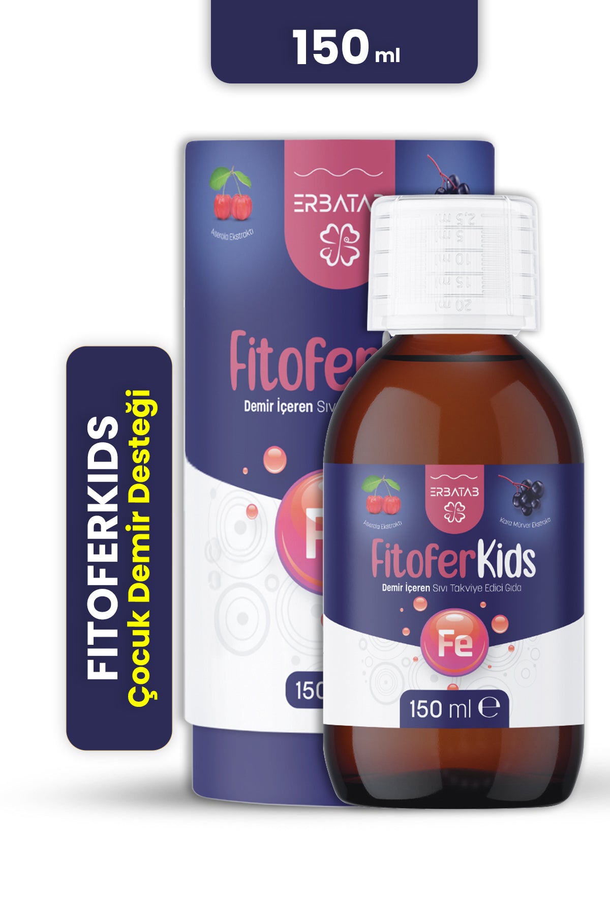 Erbatab Fitofer Kids Çocuk Demir Takviyesi 150 ML