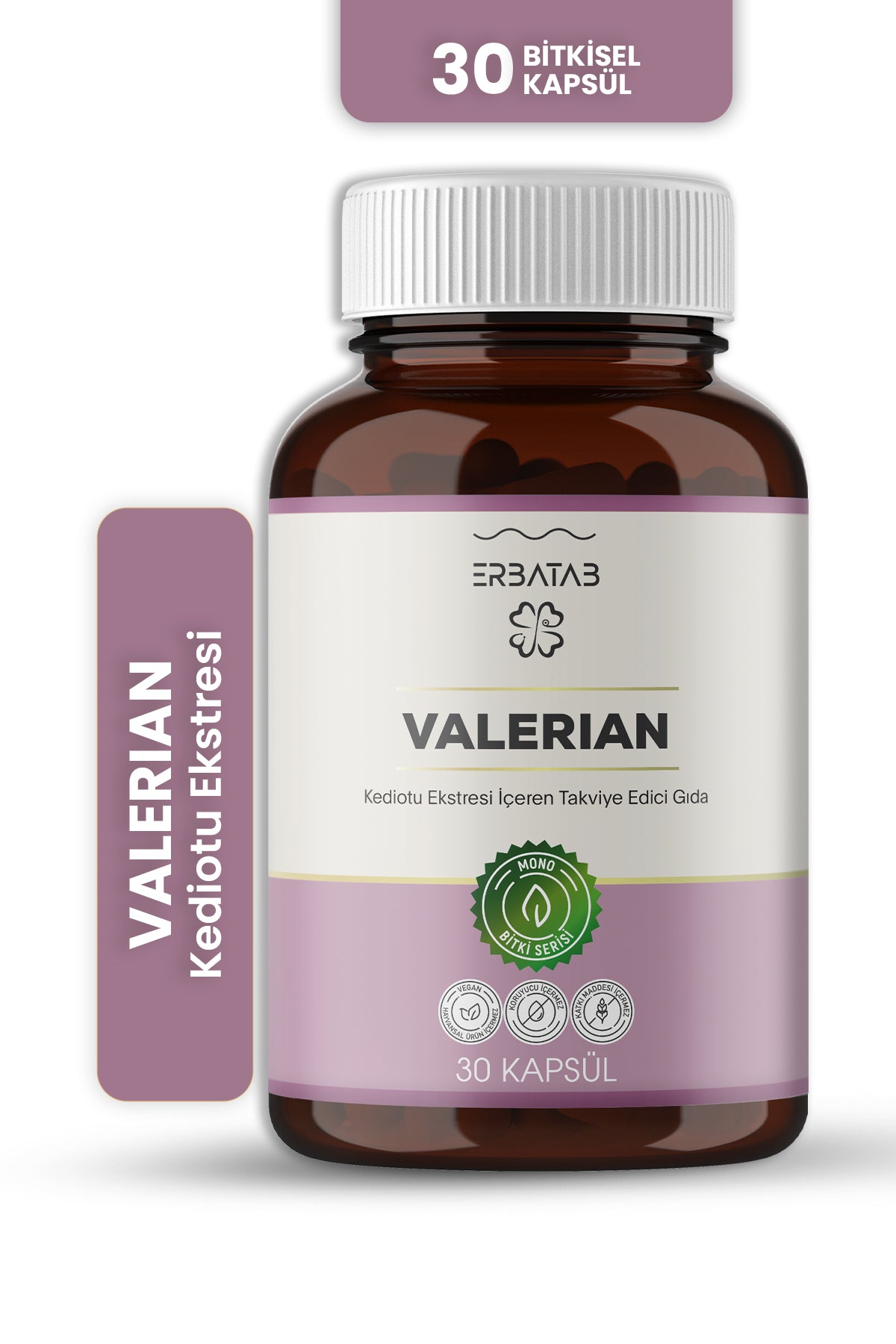 Erbatab Kediotu Ekstresi Valerian 30 Kapsül