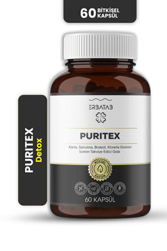 Erbatab Puritex (Kişniş, Spirulina, Brokoli, Klorella) 60 Kapsül - 2