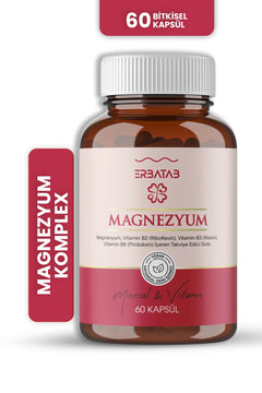 Erbatab Magnezyum 3'lü Form (Bisglisinat, Sitrat, Malat) + Vitamin B2, B3, B6 60 Kapsül - 2