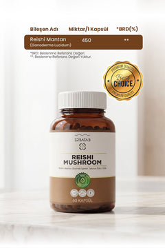 Erbatab Reishi Mantarı Ekstresi 60 Kapsül