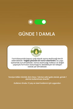 Erbatab D3 K2 damla 2'li set