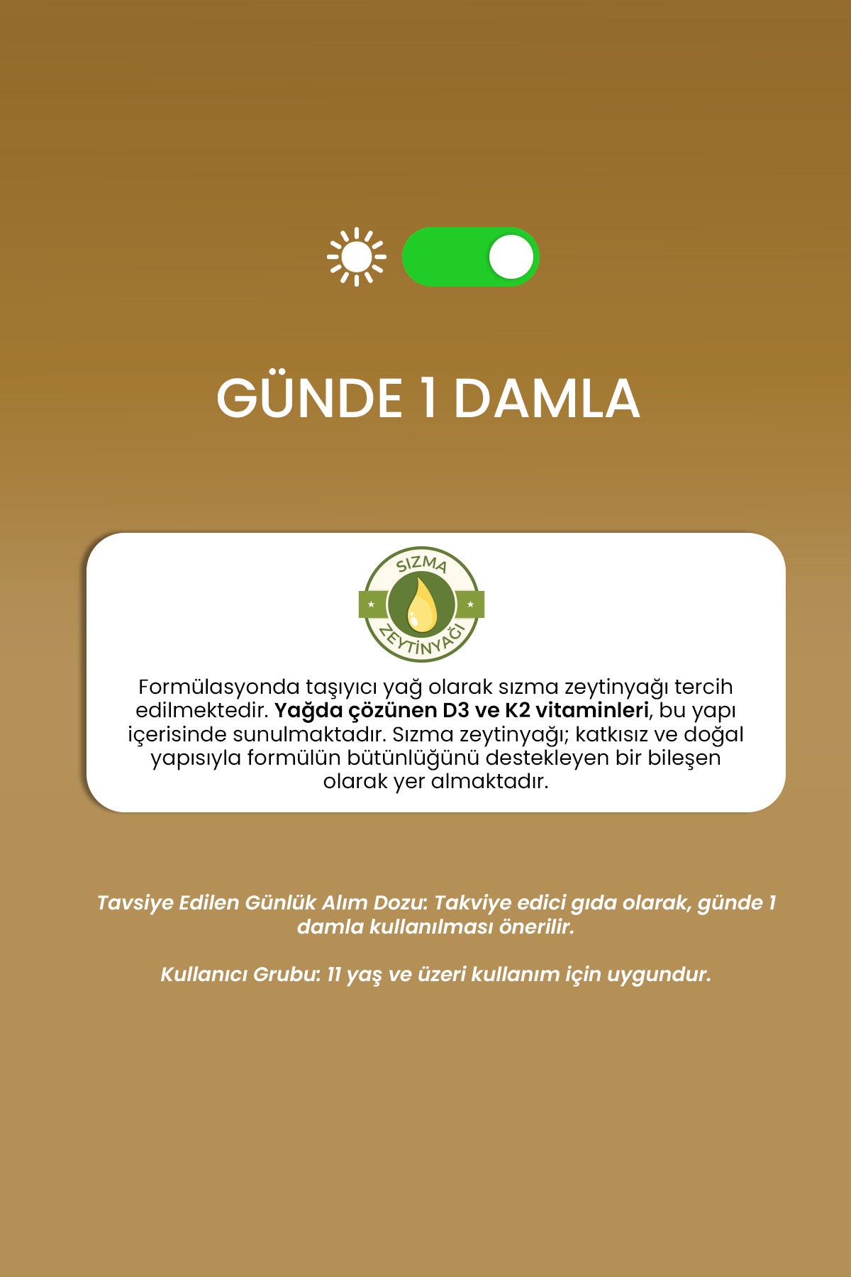 Erbatab D3 K2 damla 2'li set