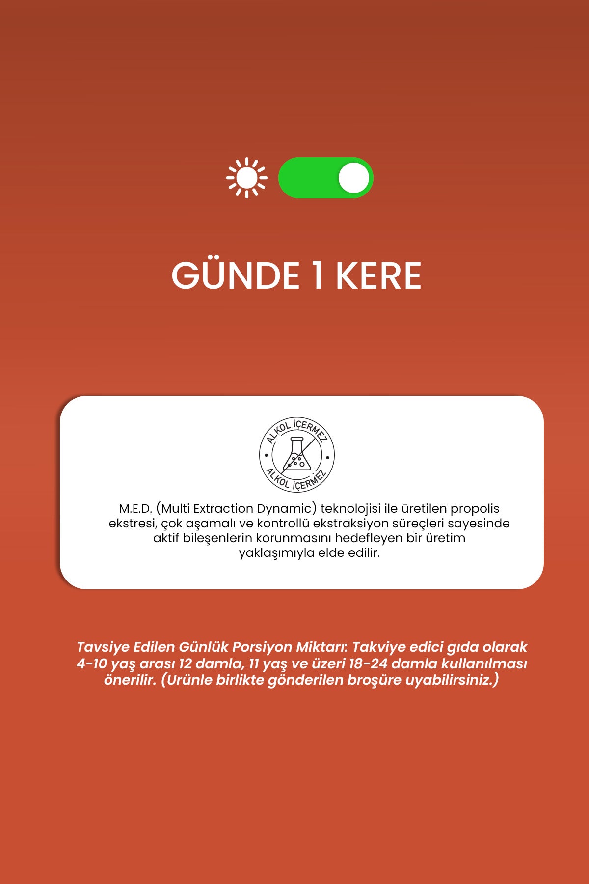Erbatab Propolis Suda Çözünebilir Damla 30 Ml 600 Damla