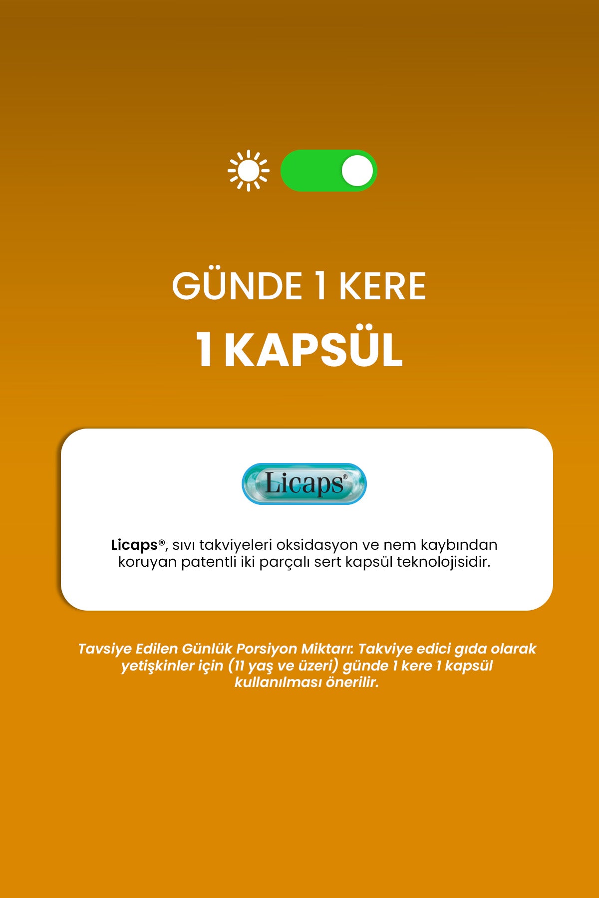 Erbatab Zerdeçal Curcumin Turmeric Ekstresi 30 Kapsül Licaps®