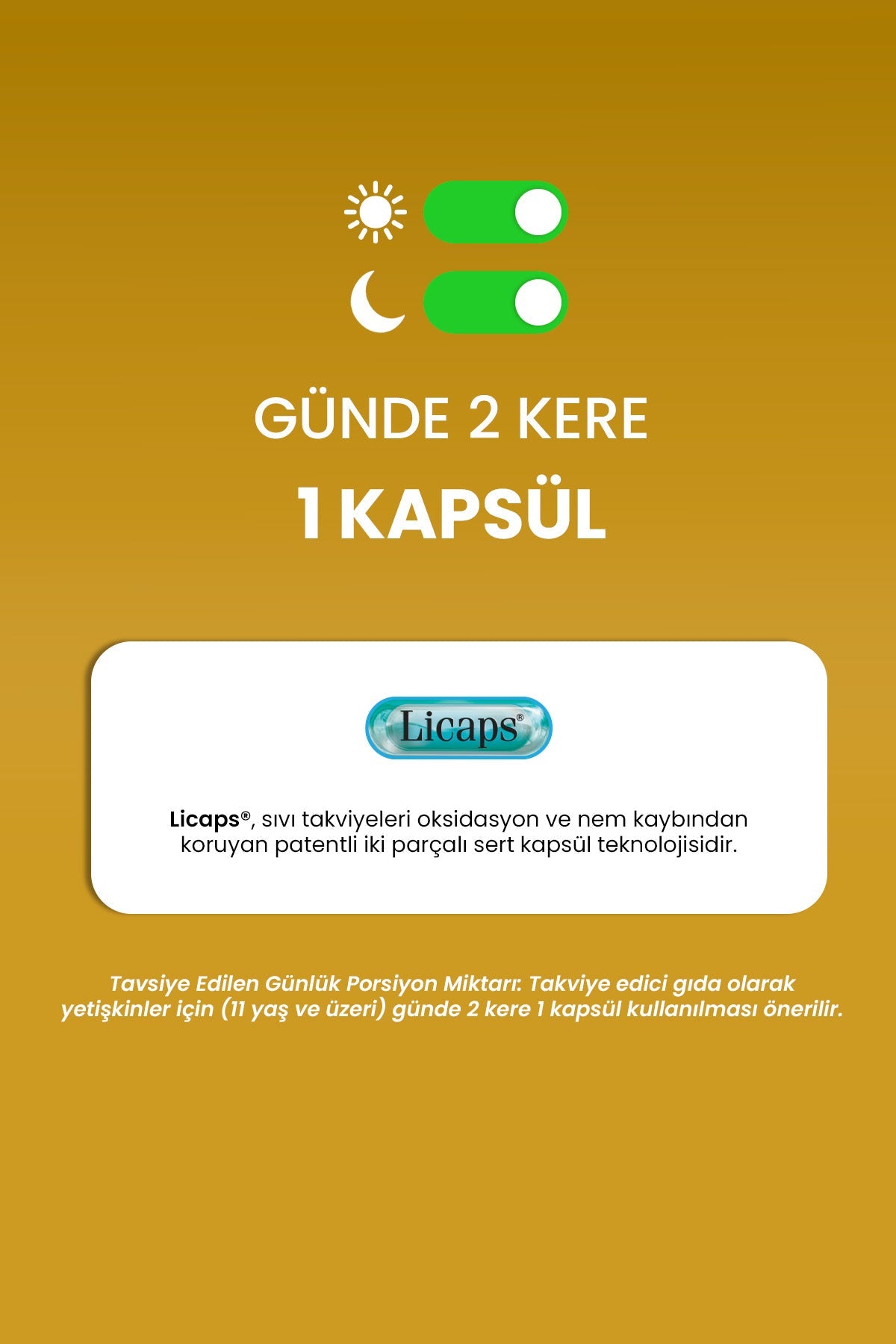 Erbatab Omega 3 - Balık Yağı - Hava Sızdırmaz, Okside Olmayan Licaps omega3 60 Kapsül