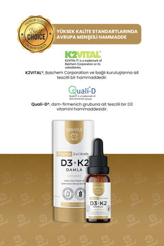 Erbatab D3 K2 damla 2'li set
