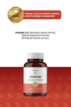 Erbatab Proston (Cüce Palmiye, Yakı Otu, Bal Kabağı Tohumu, Pygeum Ekstresi) 60 Kapsül - 5