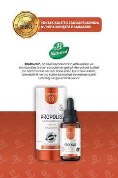 Erbatab Propolis Suda Çözünebilir Damla 30 Ml 600 Damla