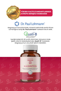 Erbatab Magnezyum 3'lü Form (Bisglisinat, Sitrat, Malat) + Vitamin B2, B3, B6 60 Kapsül - 5