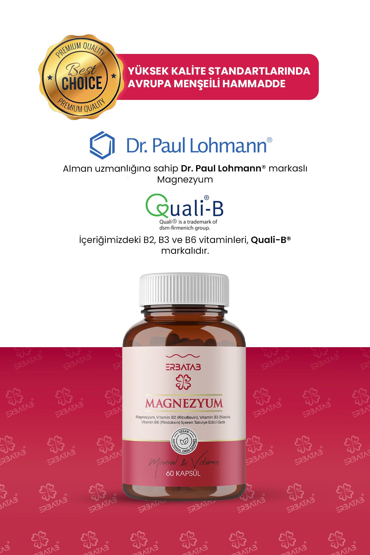 Erbatab Magnezyum 3' lü Form 2'li Set