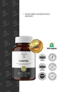 Erbatab Puritex (Kişniş, Spirulina, Brokoli, Klorella) 60 Kapsül - 6