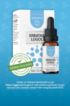 Erbatab Lugol İyot %2 20 ml