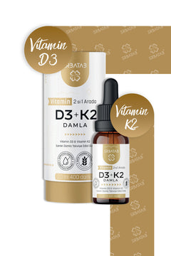 Erbatab D3 K2 damla 2'li set