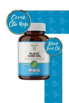 Erbatab Çörek Otu Yağı Black Seed Oil 60 Kapsül Licaps®