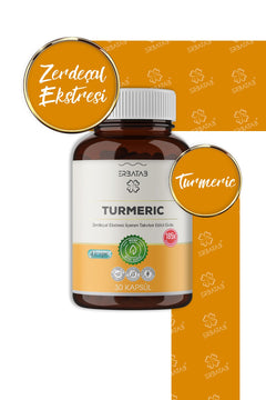 Erbatab Zerdeçal Curcumin Turmeric Ekstresi 30 Kapsül Licaps®