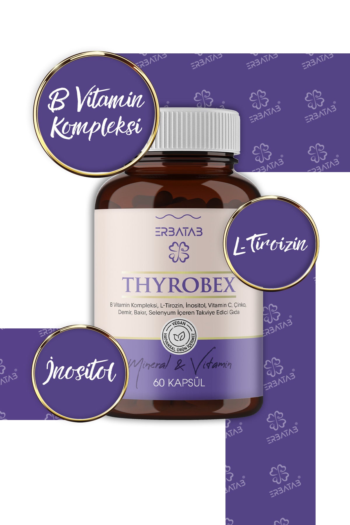 Erbatab Thyrobex Multivitamin & Mineral 60 Kapsül