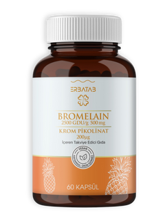 Erbatab Bromelain Krompikolinat 60 Kapsül
