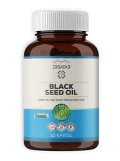 Erbatab Çörek Otu Yağı Black Seed Oil 60 Kapsül Licaps®