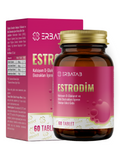 Erbatab Estrodim | 100 mg DIM | Kalsiyum D-Glukarat | Savoy Lahanası | Japon Poligonu | 60 Tablet