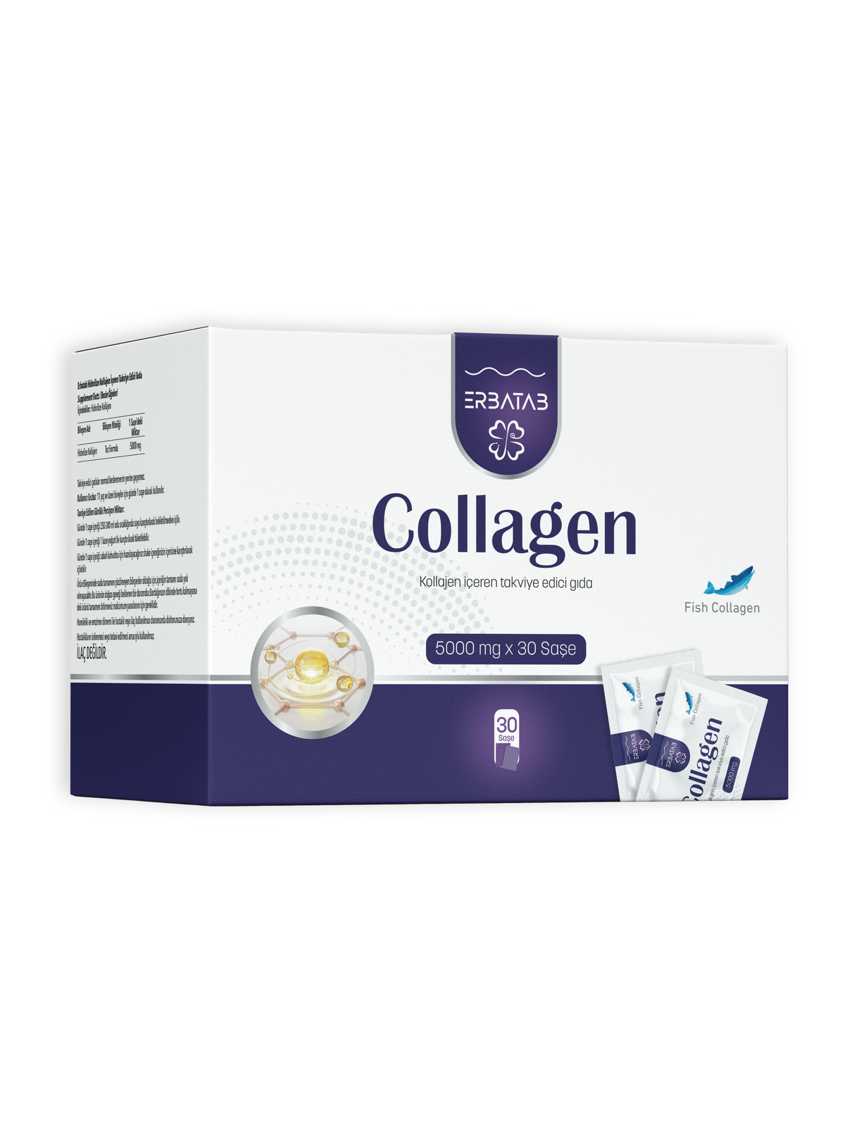 Erbatab Hidrolize Kolajen 5000 mg 30 Saşe