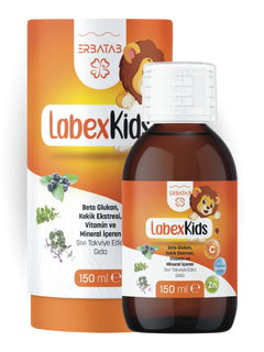 Erbatab Labex Kids Çinko Kekik Beta Glukan Karamürver Çocuk Multivitamin Şurup 150 ml