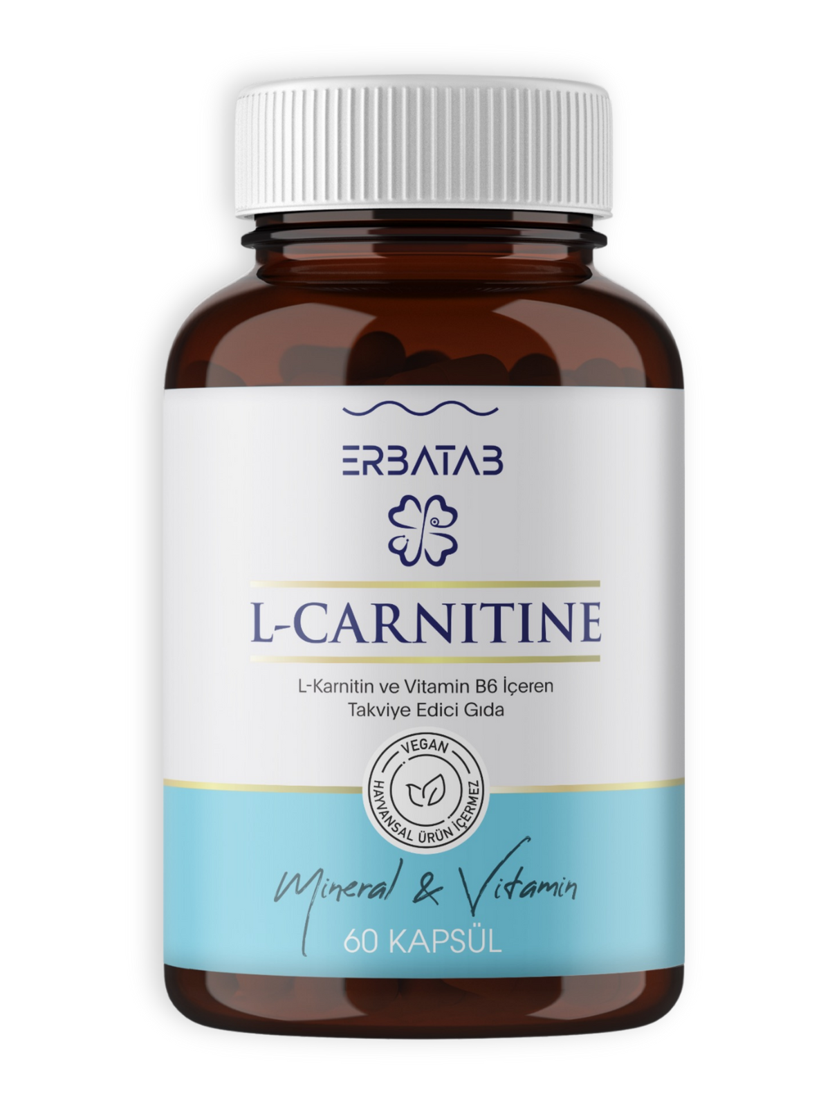 Erbatab L-Karnitin (L-Carnitine) 60 Kapsül