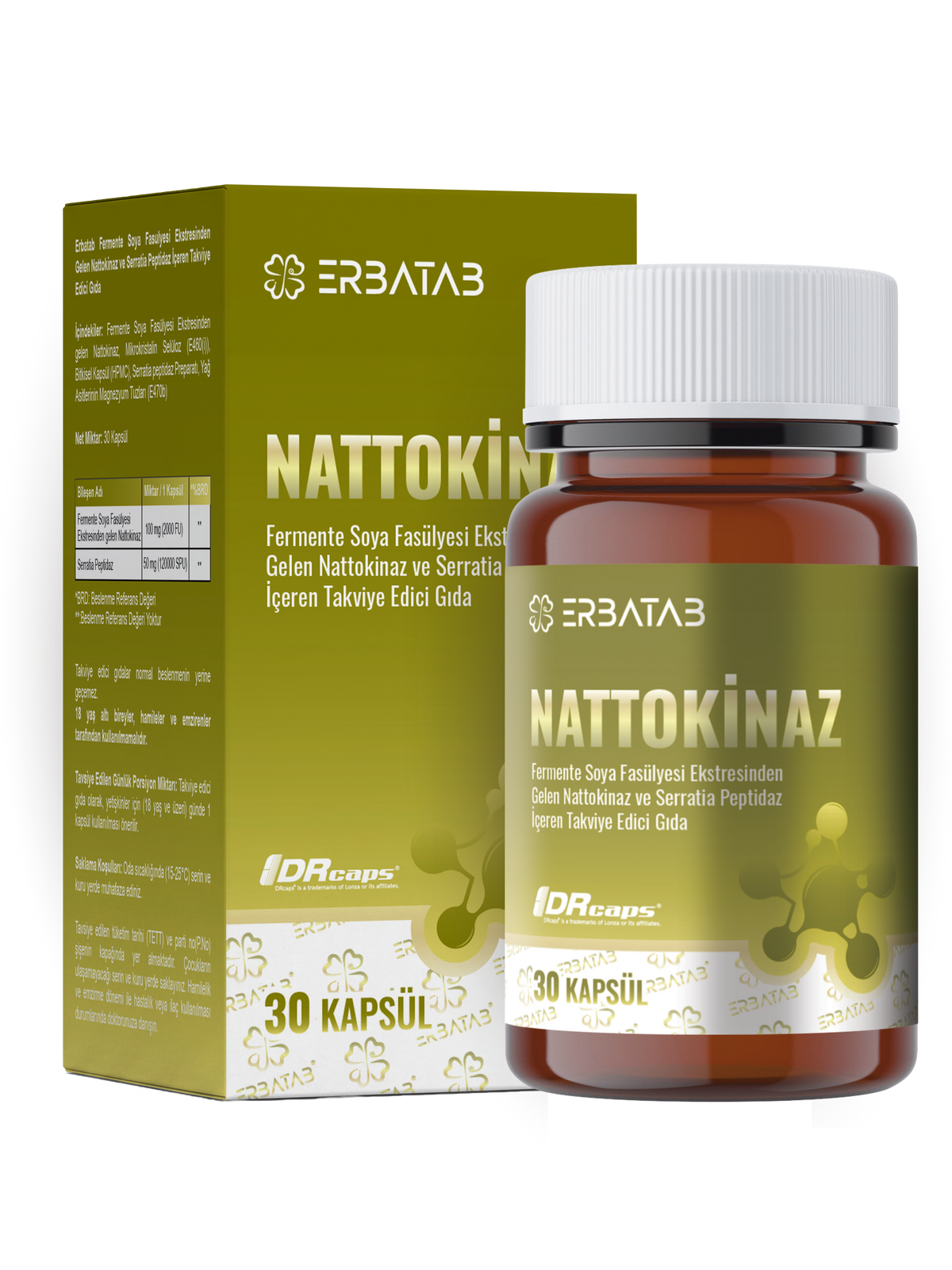 Erbatab Nattokinaz Takviye Edici Gıda