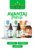 Erbatab Avantaj Paketi 2 (Labex Multivitamin, D3 Kids, Alg Yağı Omega)
