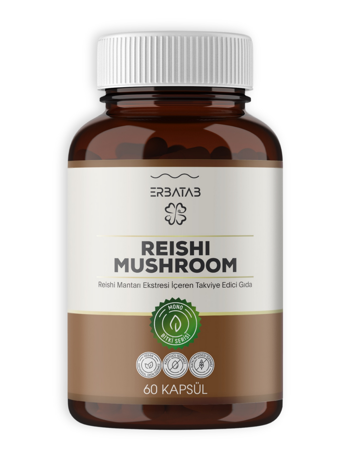 Erbatab Reishi Mantarı Ekstresi 60 Kapsül